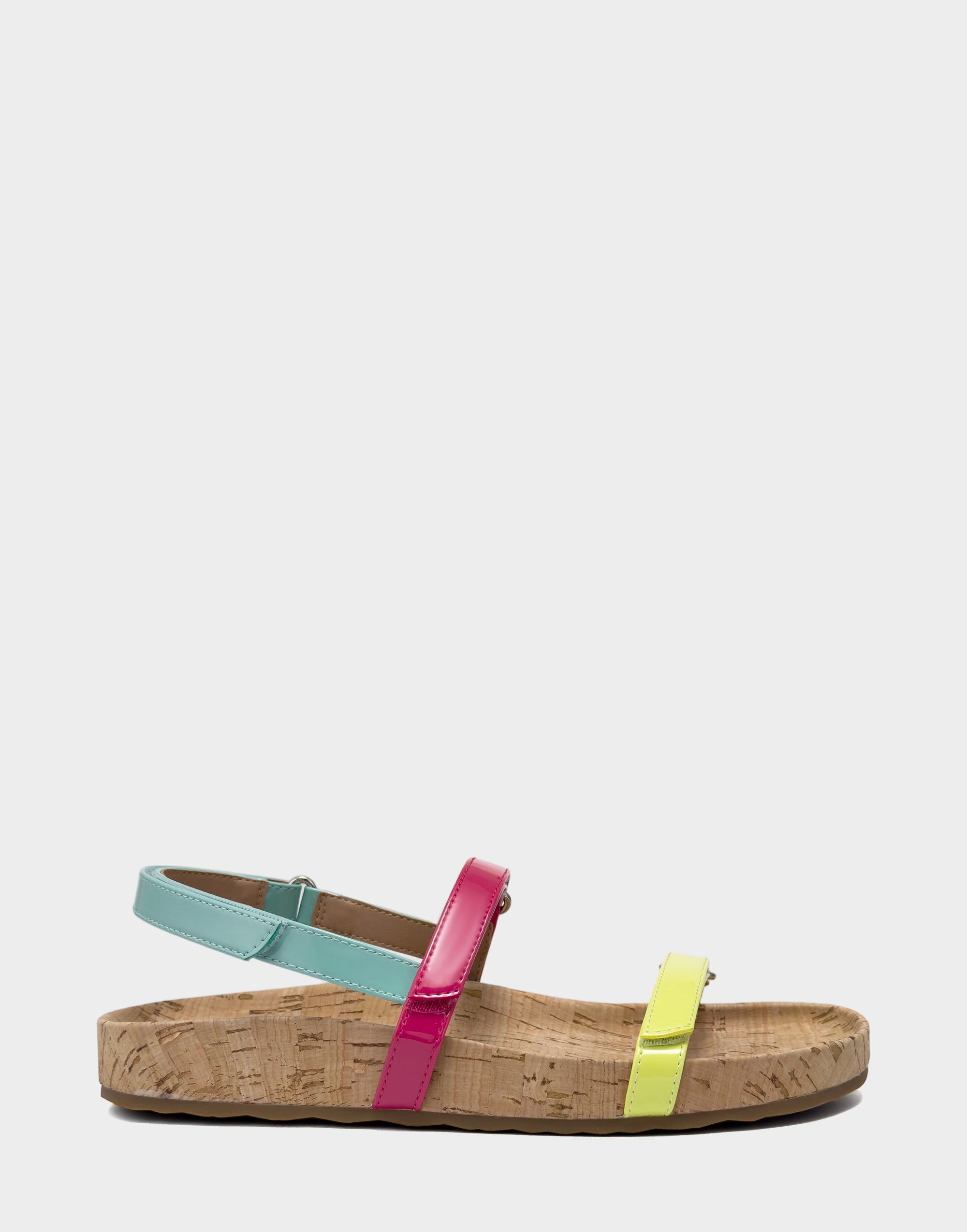 Women's Footbed Sandal in Kiwi Multi Patent – Aerosoles
