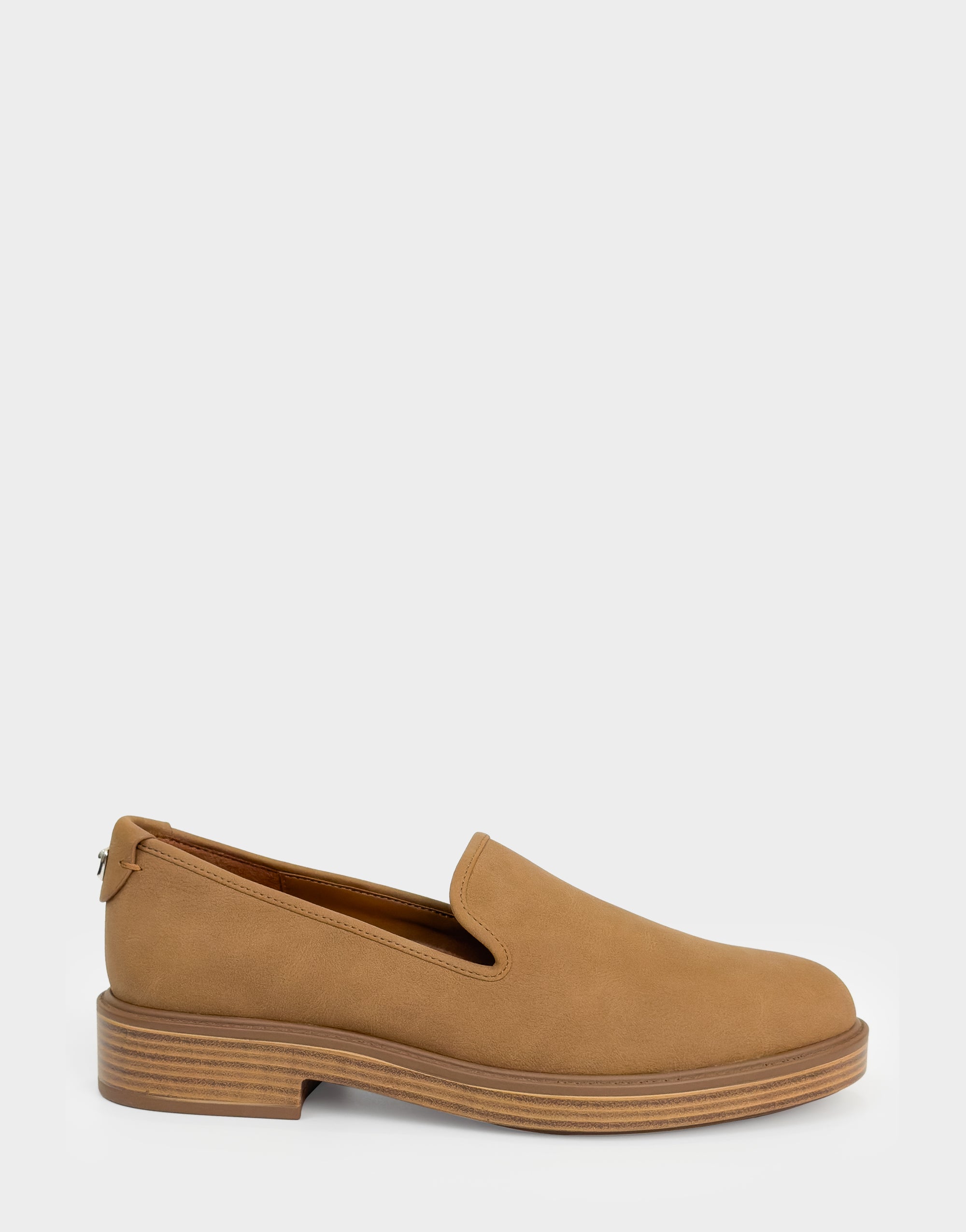 tan dress shoes women's Women's Tailored Loafer in Tan Tan Faux Nubuck / 11 / Medium
