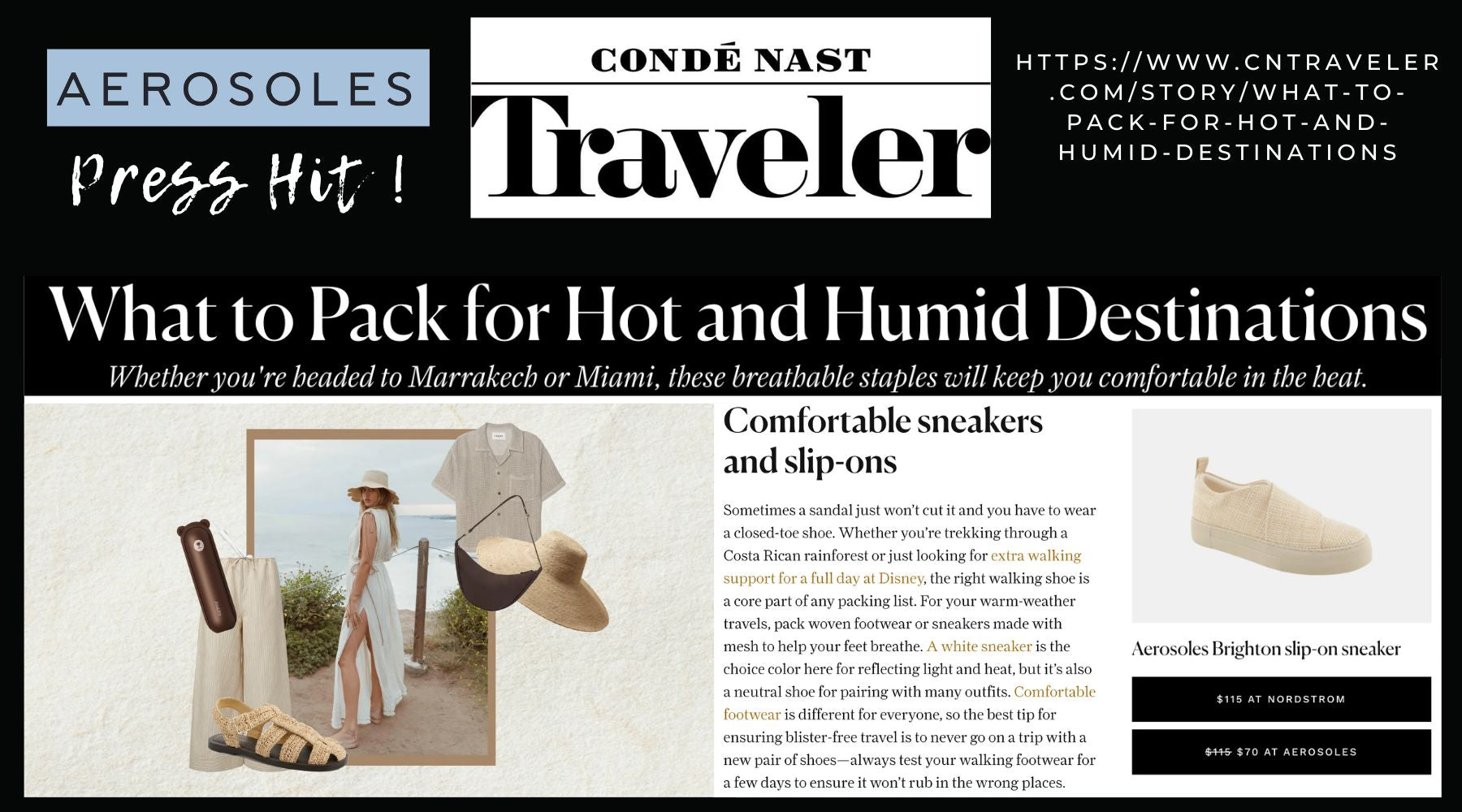 Condé Nast Traveler – Aerosoles