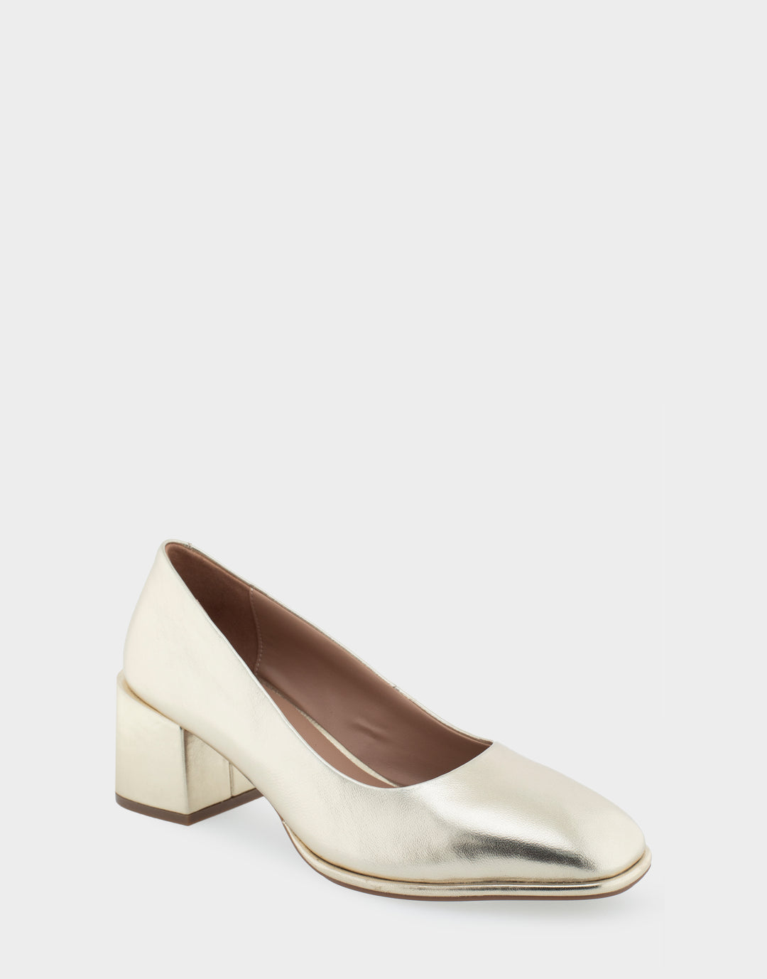 Aerosoles Women's Alae Pump Mid Heel, Gold, 7M, Leather Aerosoles Women's Alae Pump Mid Heel, Gold, 7M, Leather
