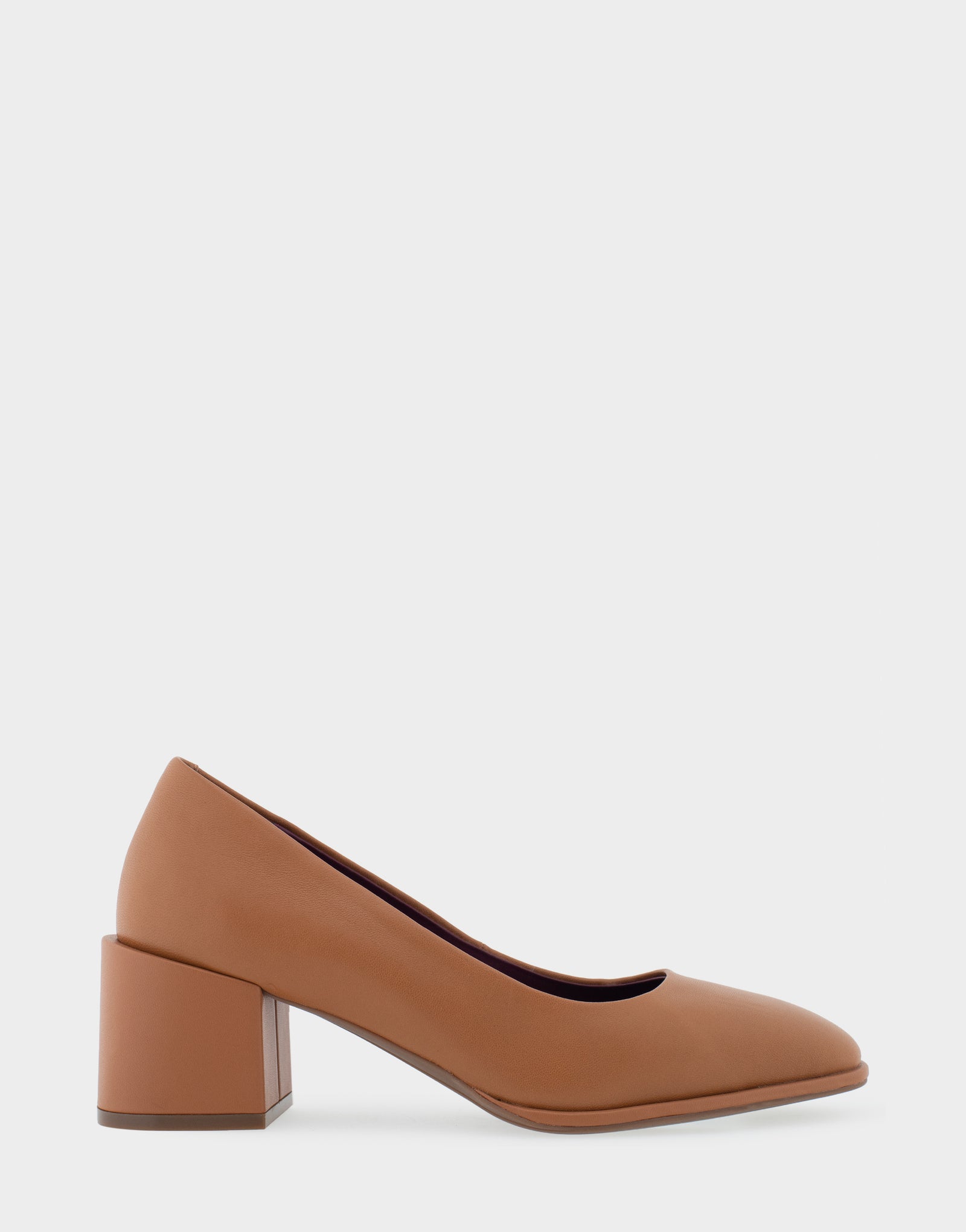 Tan leather pumps shoes Clearance