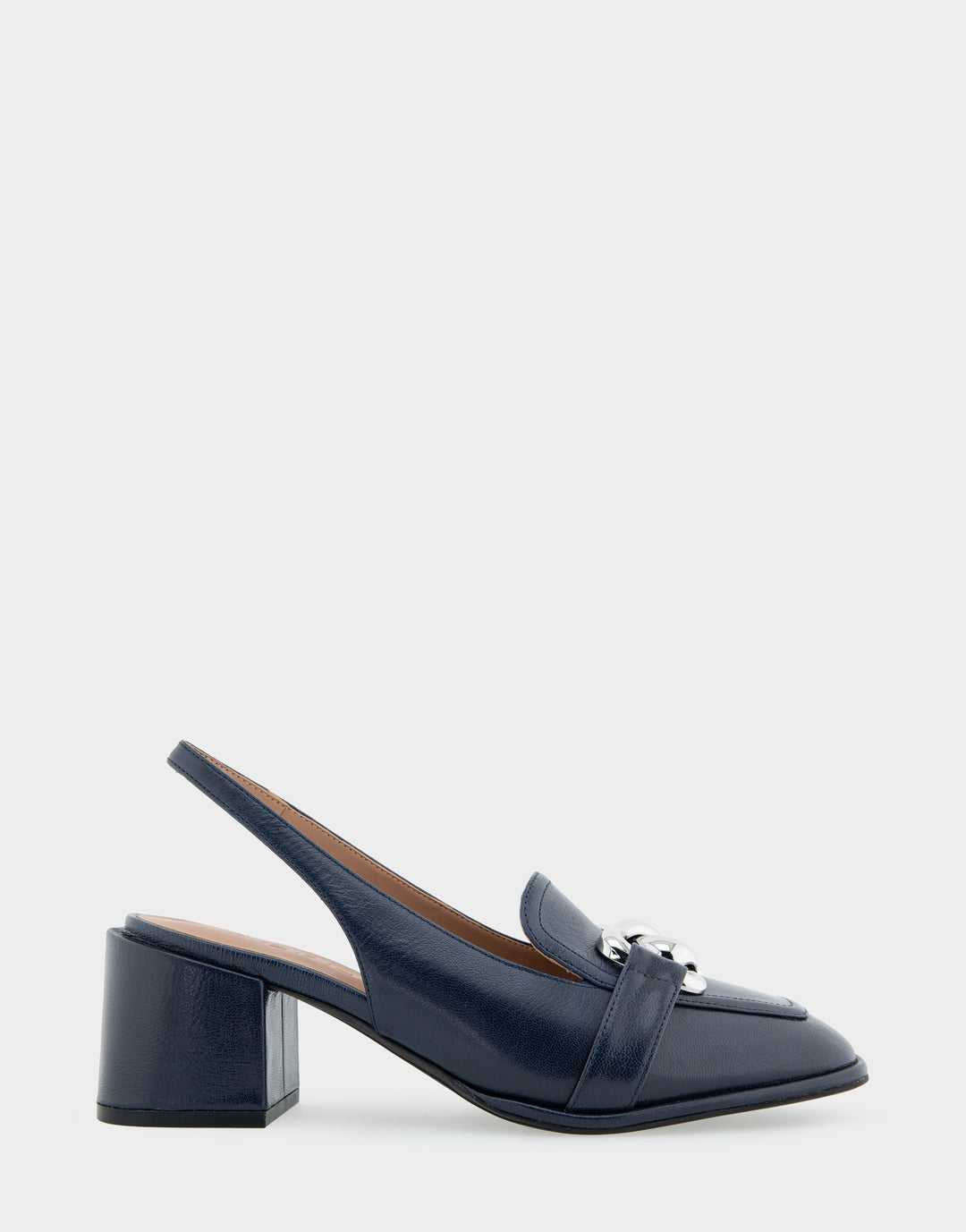 Aerosoles Allure Women's Slingback Heeled Loafers, Size: 6, Navy Leather Aerosoles Allure Women's Slingback Heeled Loafers, Size: 6, Navy Leather