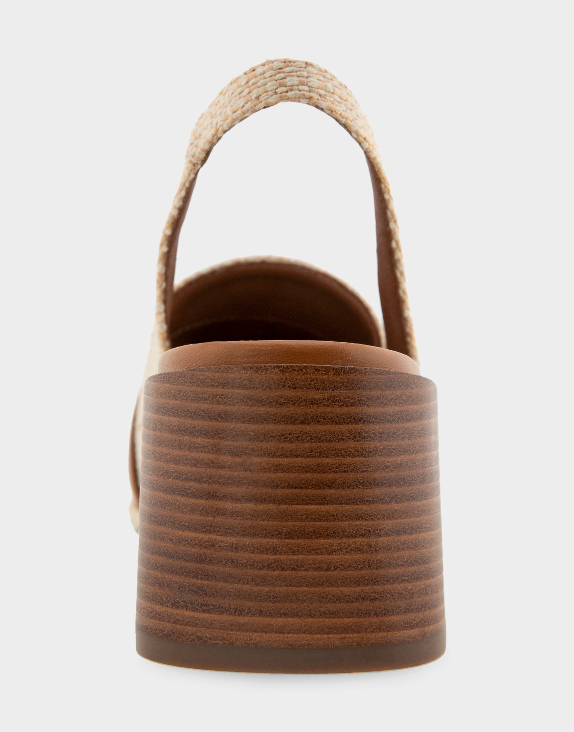 Allure Natural Raffia Ornamented Block Heel Slingback – Aerosoles