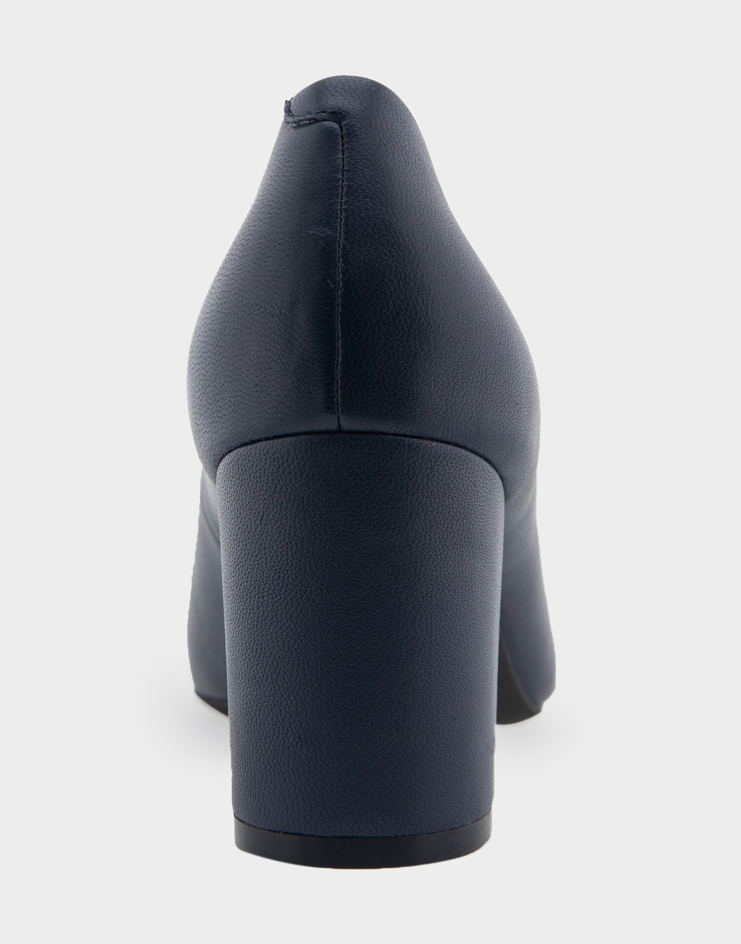 women navy blue dress shoes heels pumps business meeting Navy blue Almond Toe pump for interchangeable heels