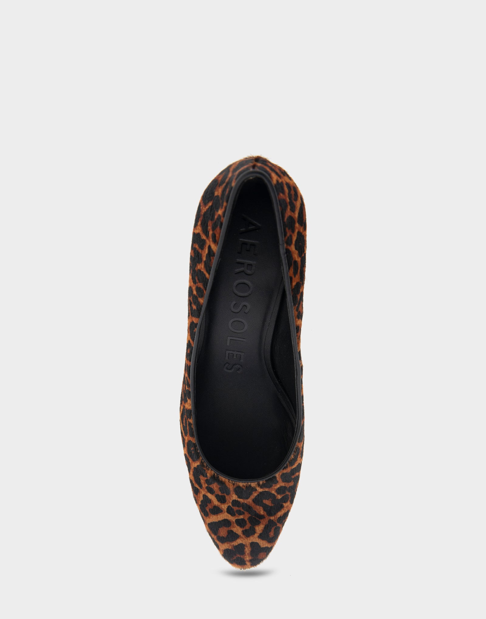 Women's Mid Heel Pump in Leopard Print