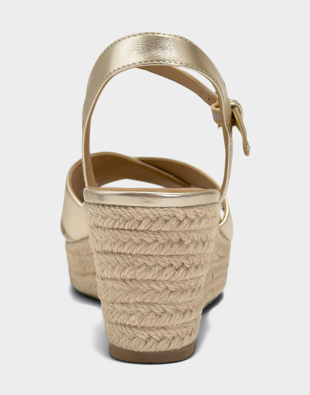 Aerosoles Casarina Women's Wedge Sandal in Soft Gold Faux Metallic Leather, Size: 8.5, Medium Width Aerosoles Casarina Women's Wedge Sandal in Soft Gold Faux Metallic Leather, Size: 8.5, Medium Width