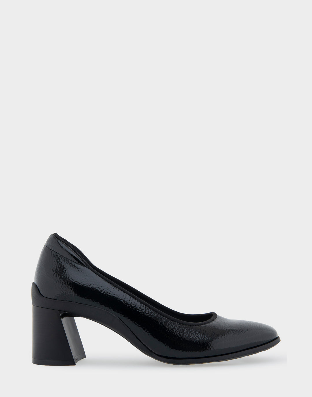 Patent Leather Low Heel Pumps Shoes Casta Black Patent Faux