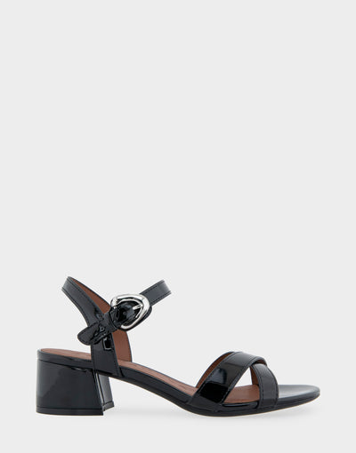 Women's Low Heeled Sandal in Red Patent – Aerosoles