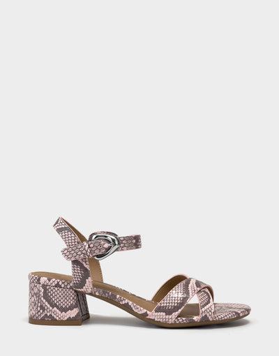 Women's Low Heeled Sandal in Red Patent – Aerosoles