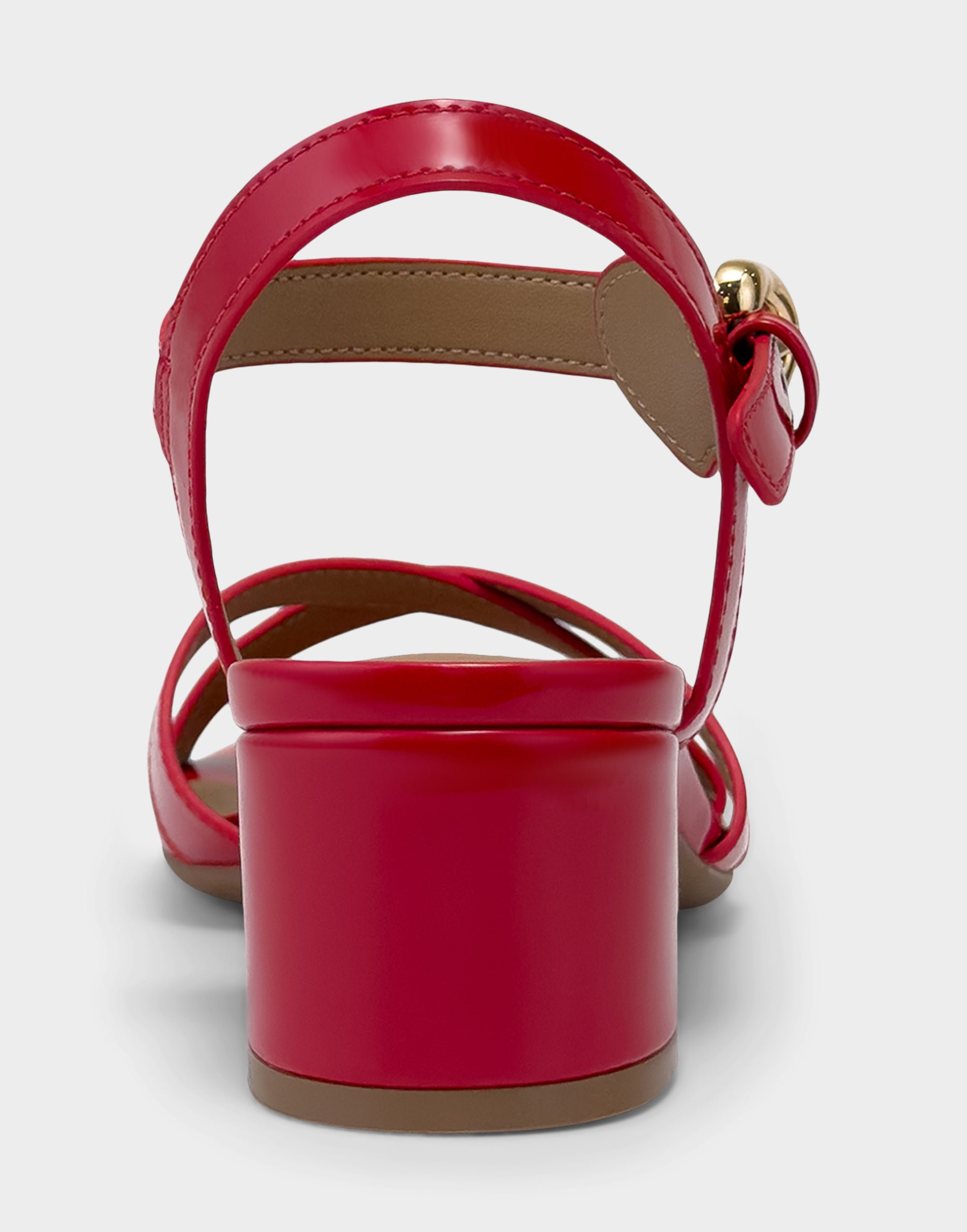 Women's Low Heeled Sandal in Red Patent – Aerosoles