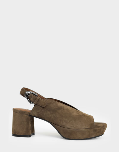 Women's Platform Sandal in Mocha Suede – Aerosoles