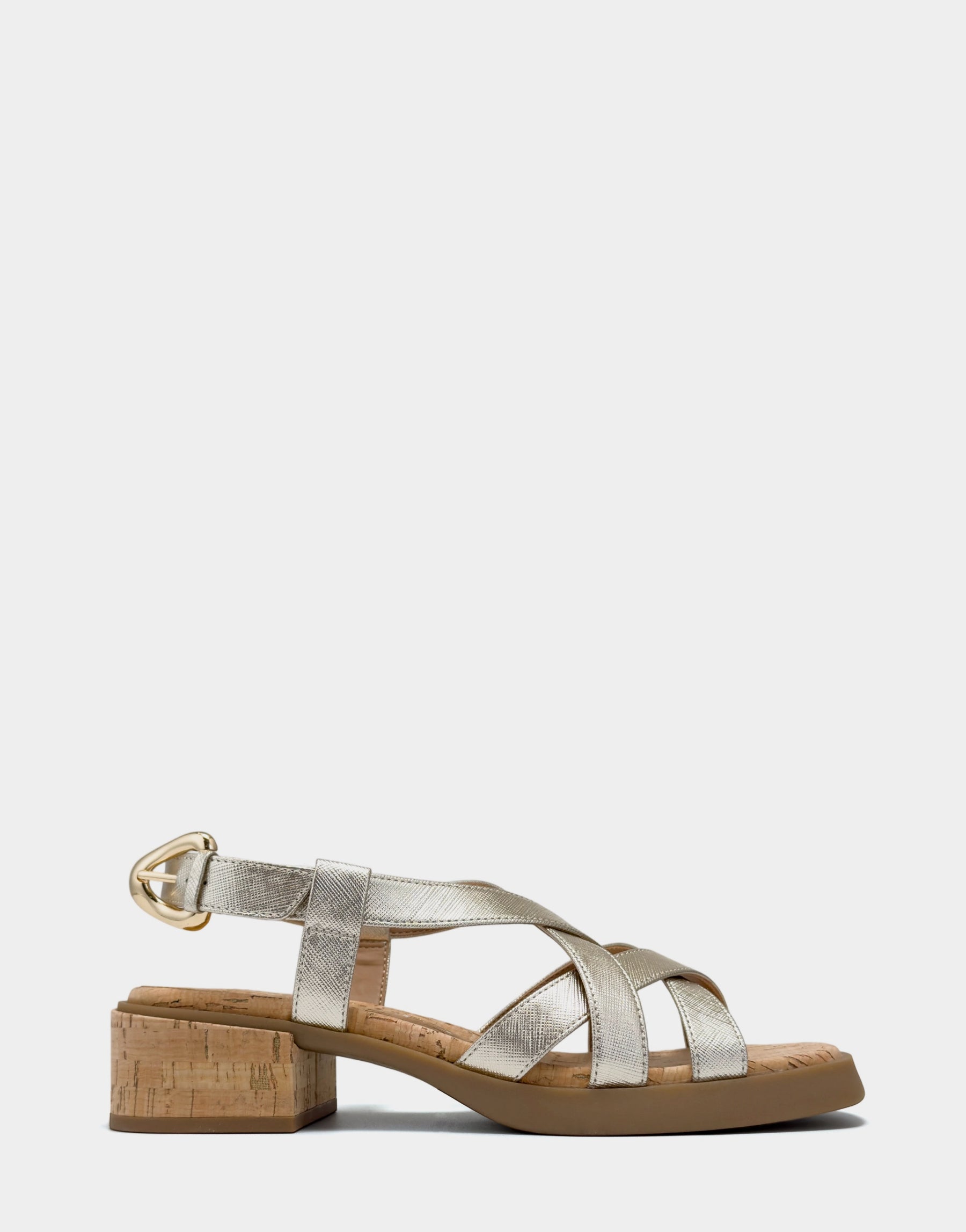 Women's Heeled Sandal in Soft Gold – Aerosoles