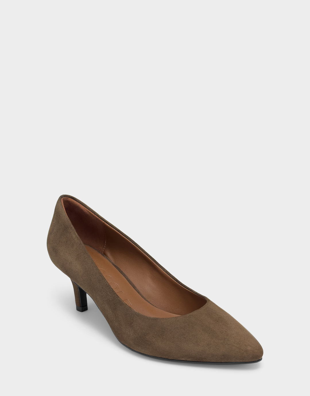 Aerosoles Elil Women's Kitten Heel Pump in Mocha Suede, Size: 7.5, Wide Width Aerosoles Elil Women's Kitten Heel Pump in Mocha Suede, Size: 7.5, Wide Width