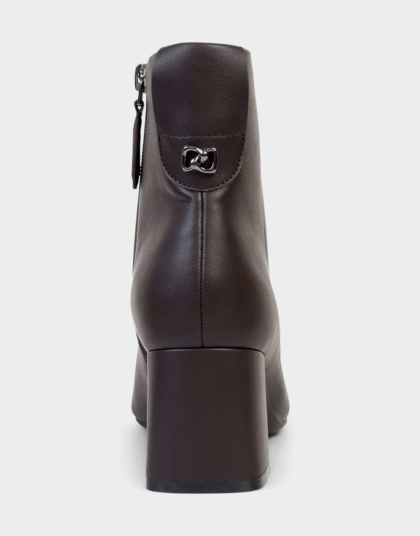 Women's Mid Block Heel Bootie in Java Faux Leather – Aerosoles