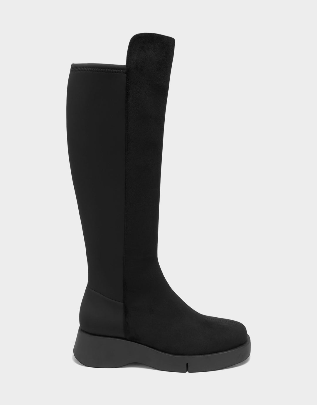 Women's Flatform Boot in Black Leather – Aerosoles