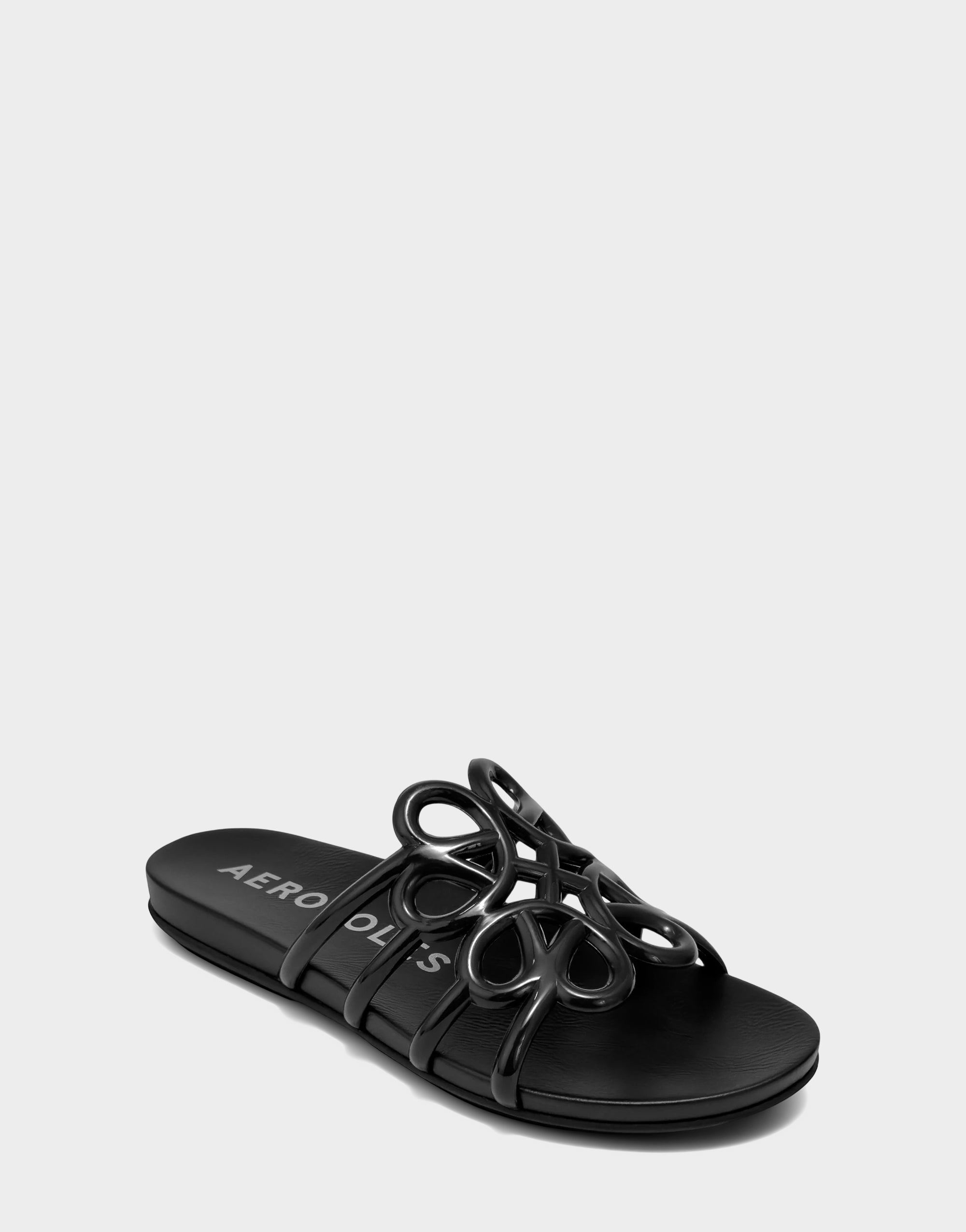 Women's Flat Sandal in Apricot Transluscent Tpu – Aerosoles