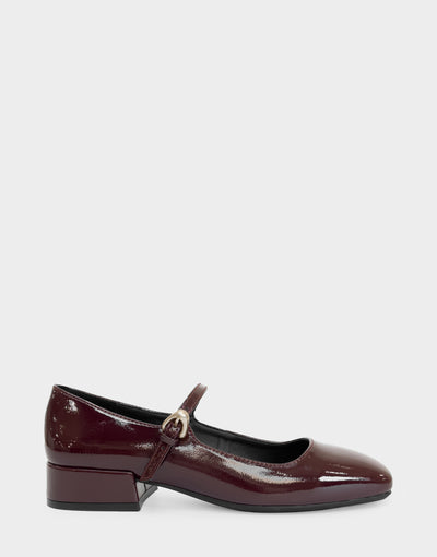 Chaussures Aerosoles Taille 9 B En Cuir Marron Style Mary Jane - Occasion, Talons, à Enfiler