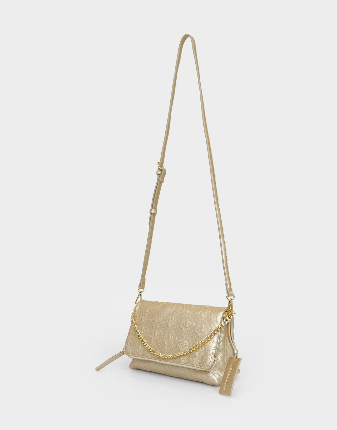 Joni East/West Quilted Flap Crossbody Bag