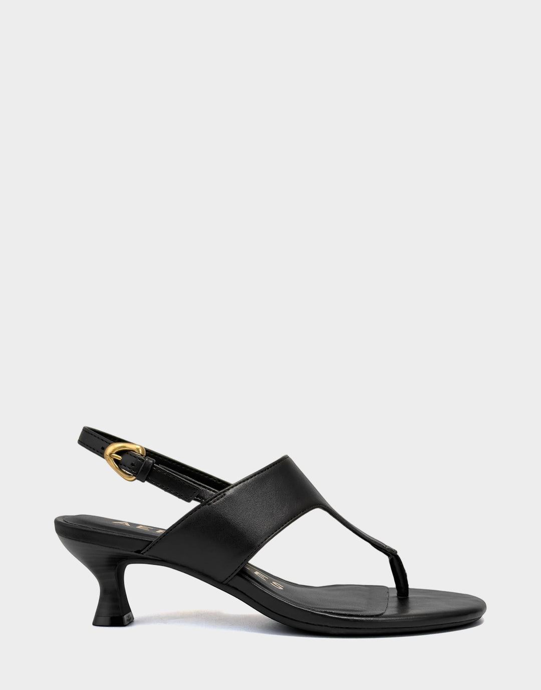 Aerosoles Kora Women's Heeled Sandal in Black Faux Leather, Size: 6, Medium Width Aerosoles Kora Women's Heeled Sandal in Black Faux Leather, Size: 6, Medium Width