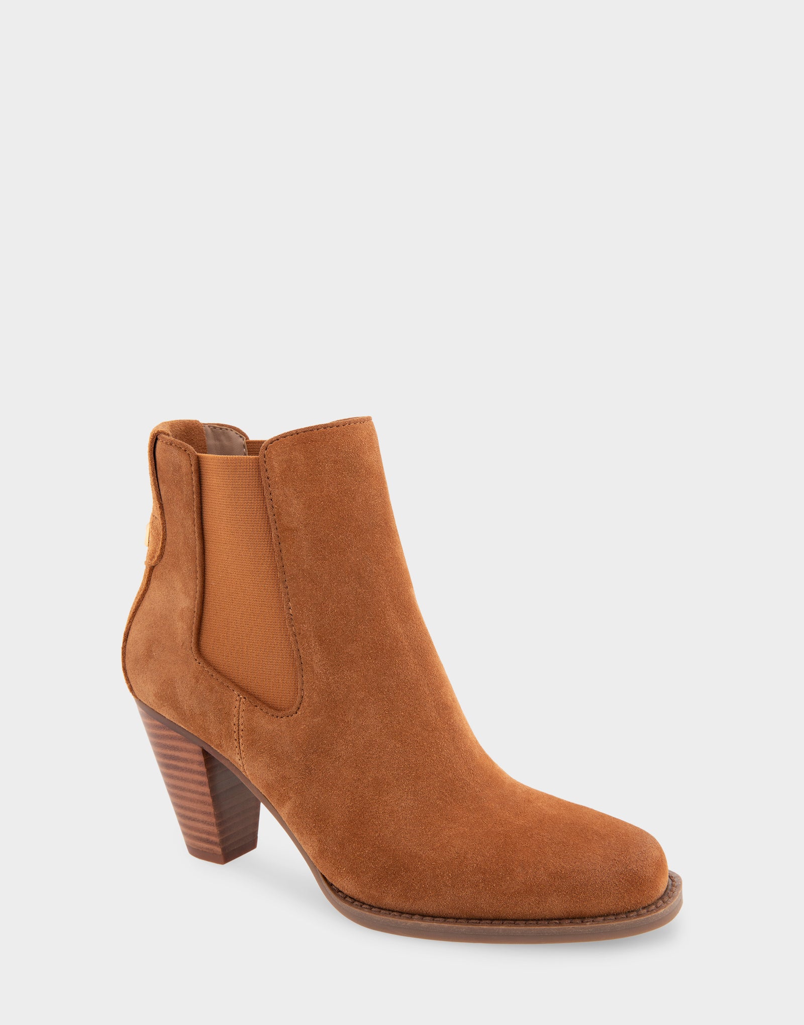 Women's Heeled Ankle Boot in Tan 