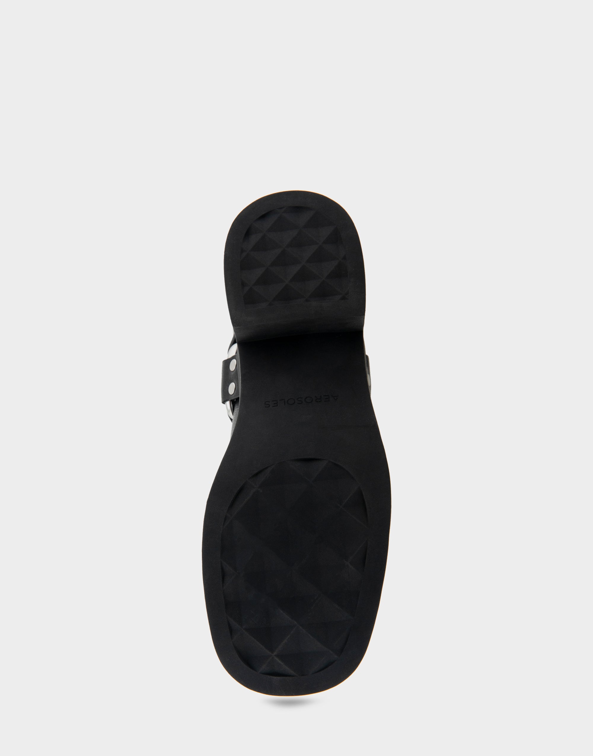 Maya Black Waxy Leather Mule Bootie – Aerosoles