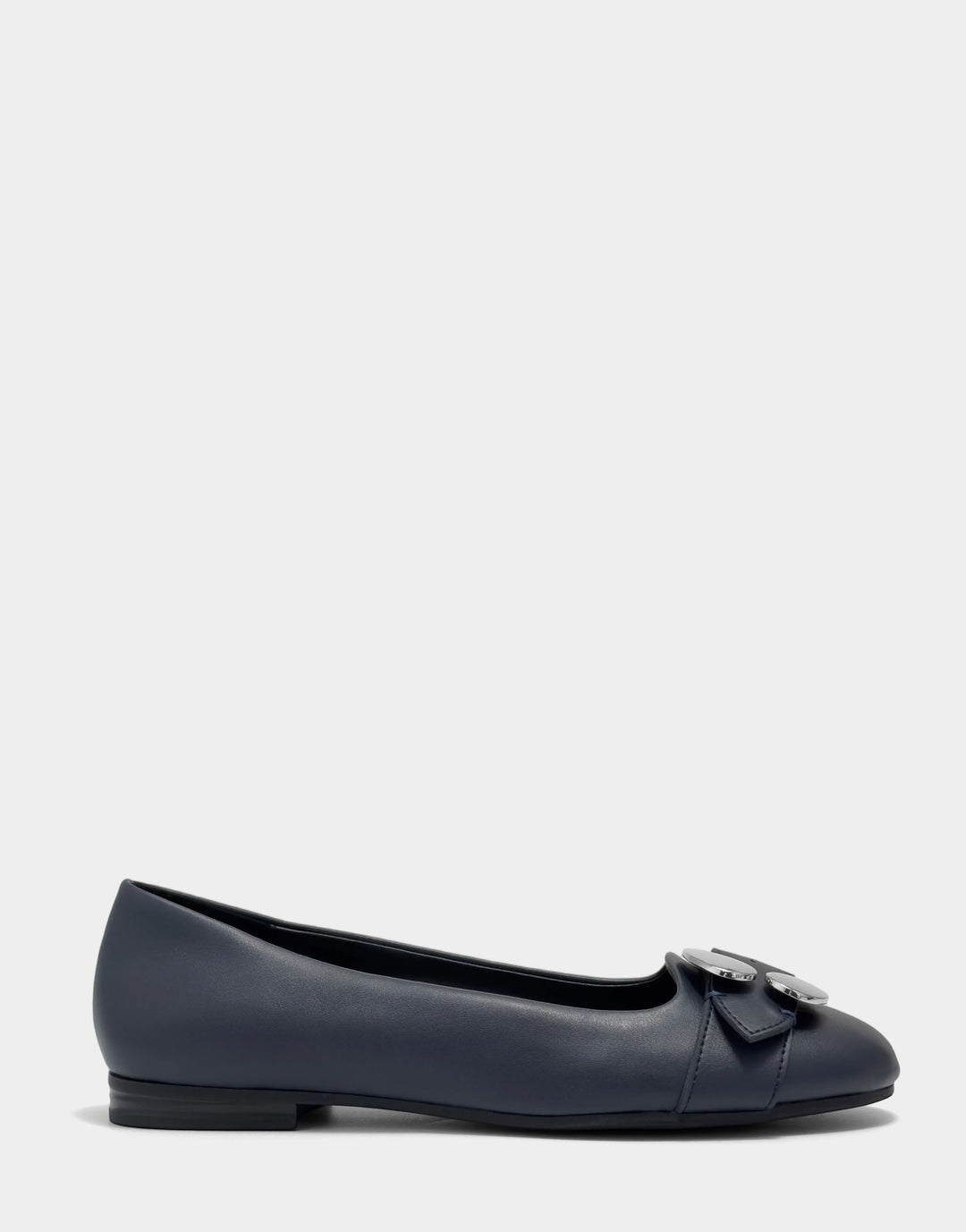 navy blue womens flat dress shoes Obtaom Women's Round Toe Ballet Flats,Cute Textile Ballerina Flats,Comfortable Faux Leather Insole Low Heels Dress Shoes For Ladies (Navy,US10), Blue