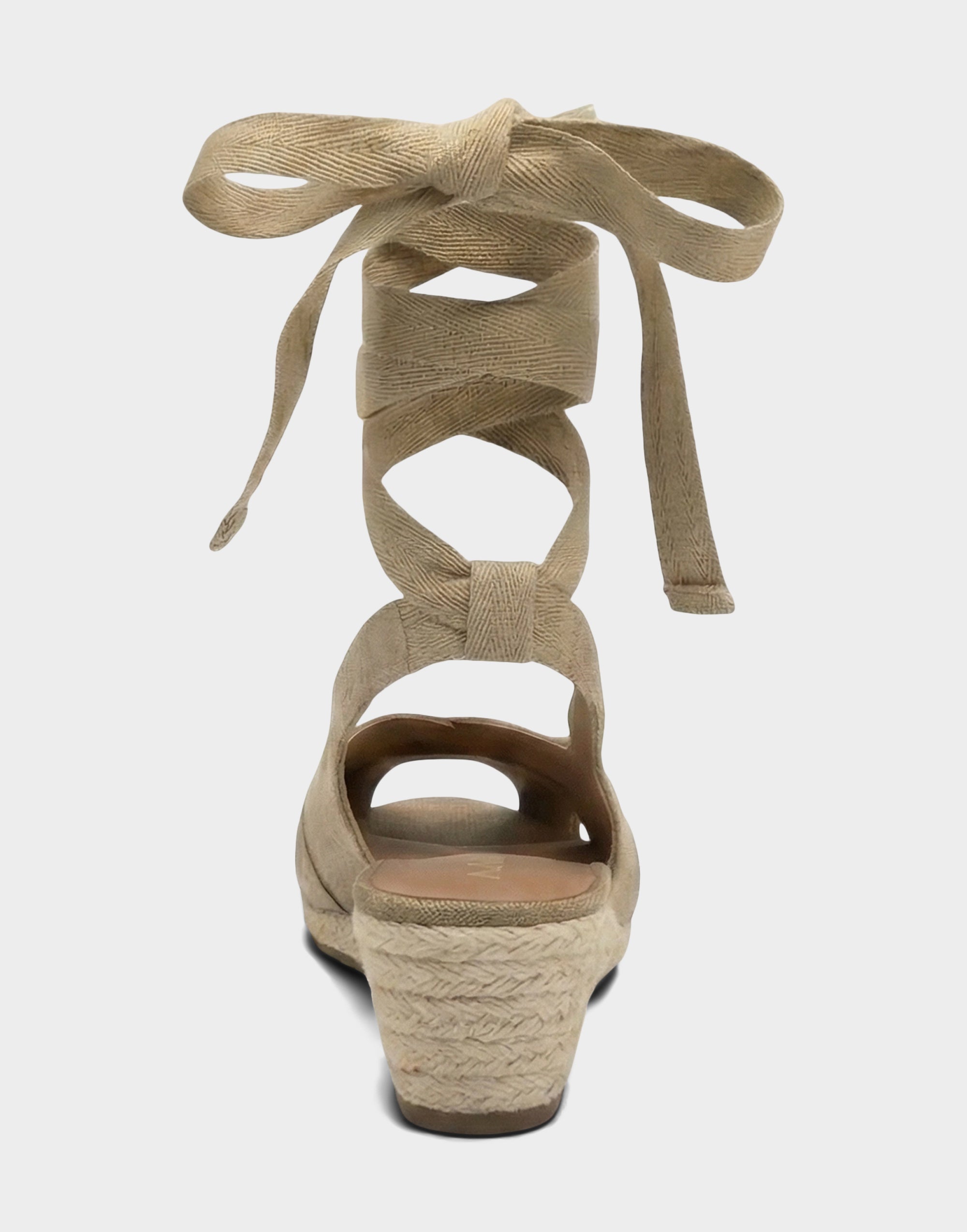 Women's Lace Up Espadrille Wedge in Dark Linen – Aerosoles