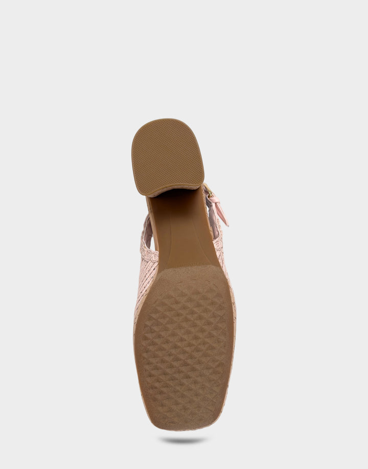 Santina Platform Slingback Loafer In Pale Pink – Aerosoles