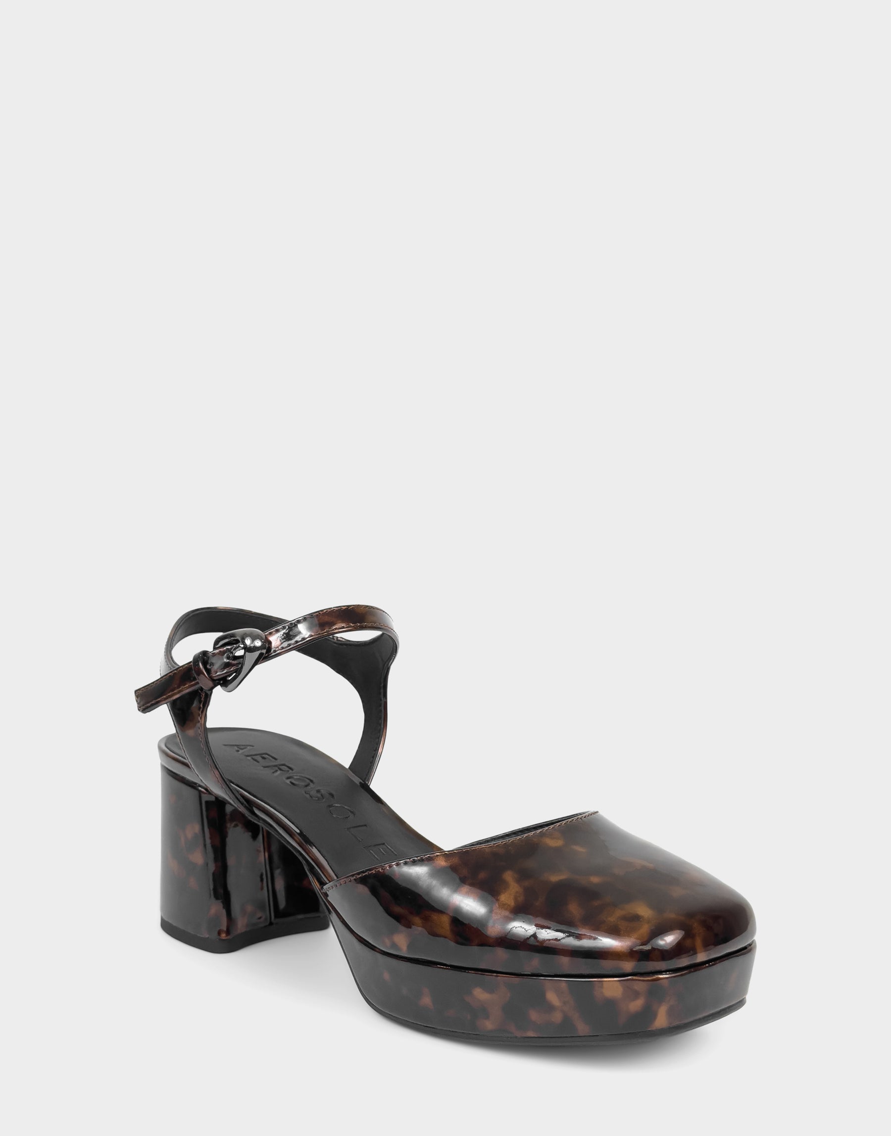 Women's Two Piece Platform in Tortoise Patent – Aerosoles