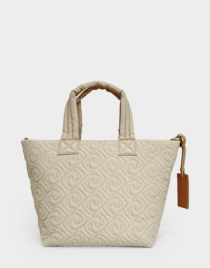 Sylvia Quilted Mini Tote Crossbody Bag