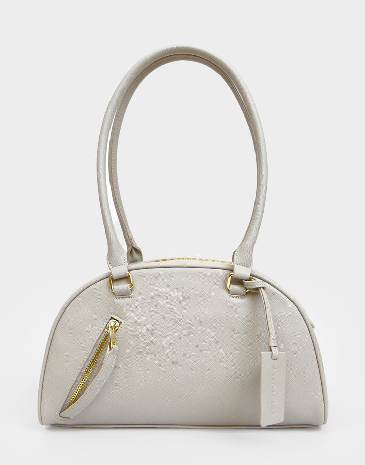 Tate Saffiano Satchel Bag
