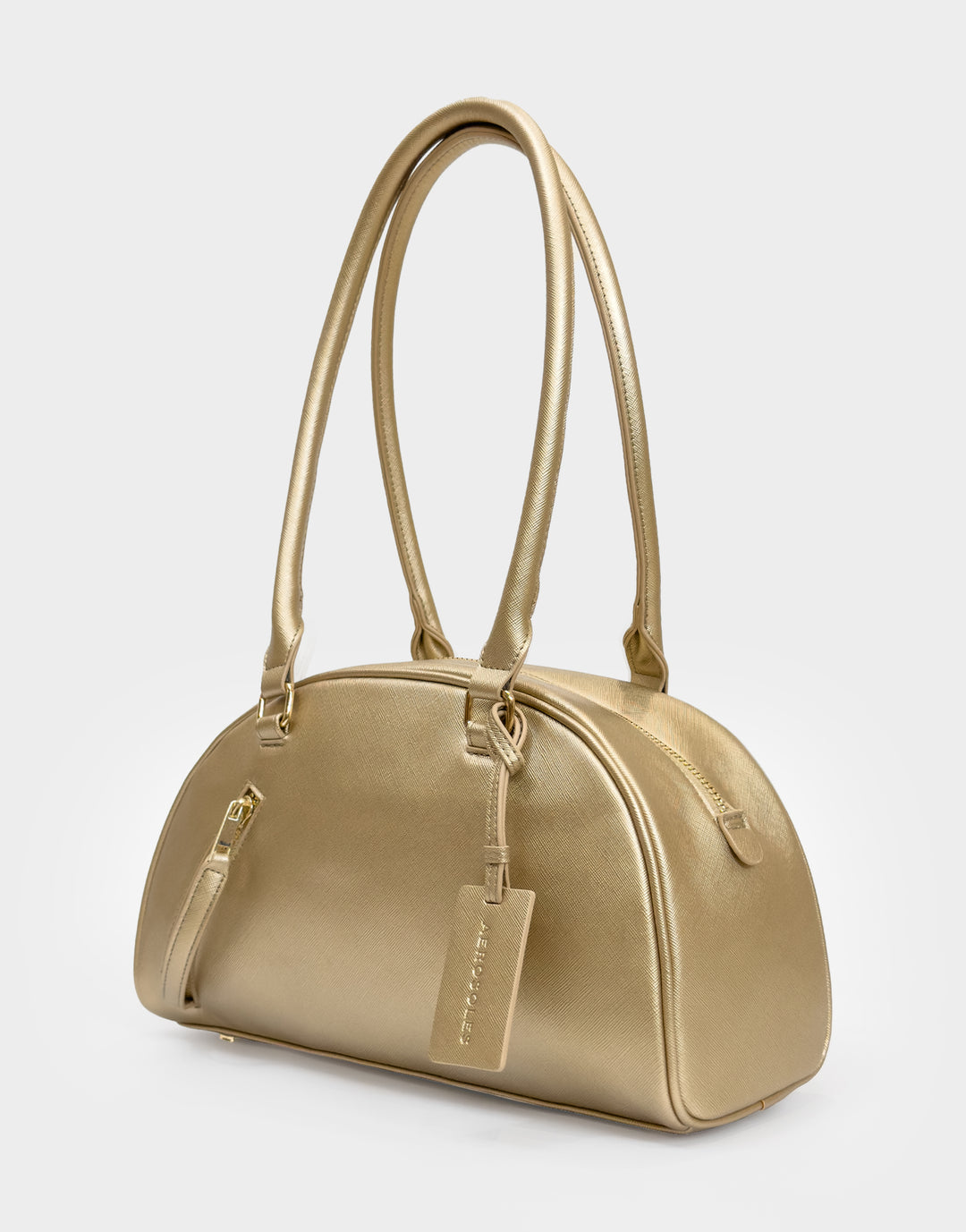 Tate Saffiano Satchel Bag