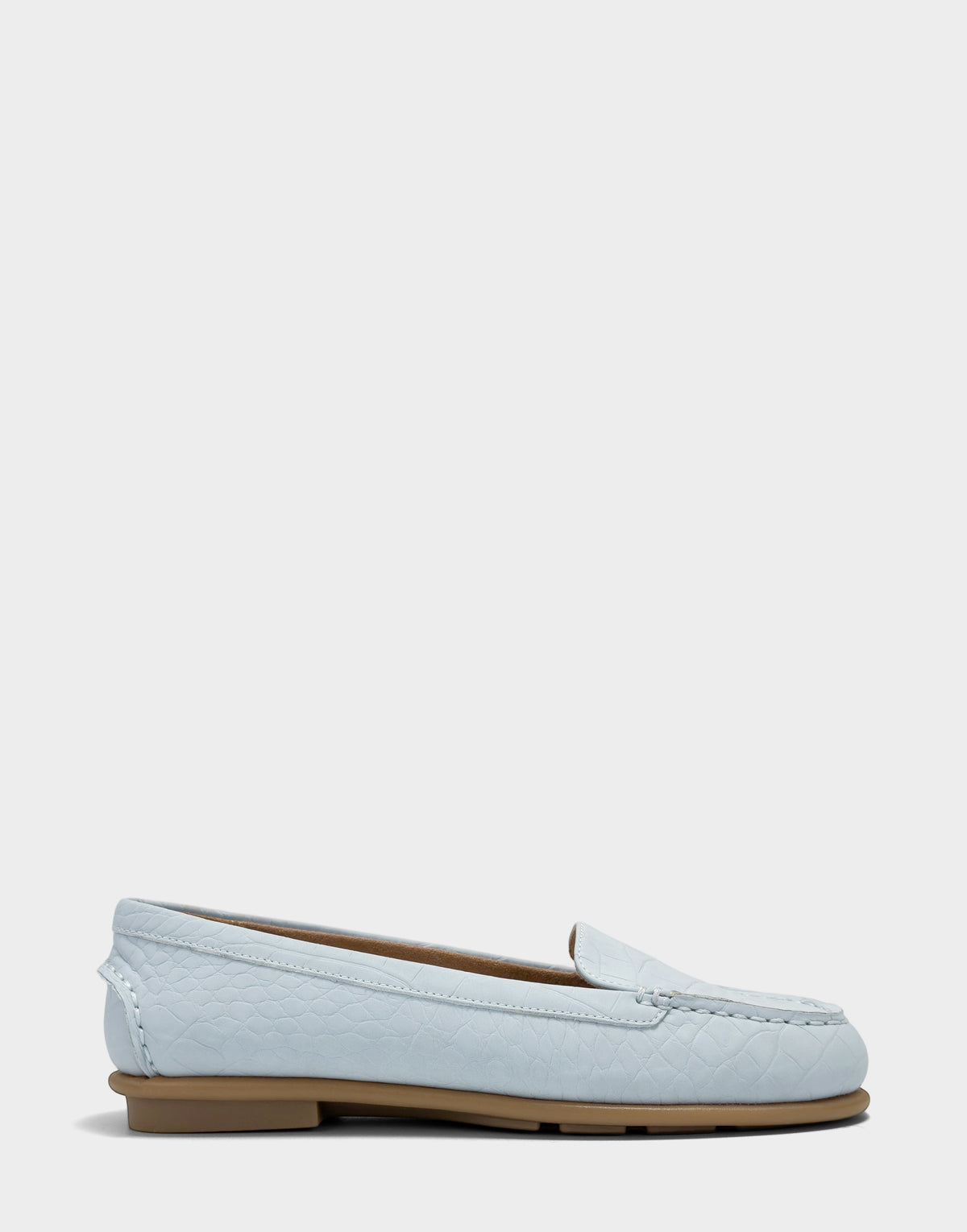 Women's Casual Loafer in Pale Blue Croc – Aerosoles