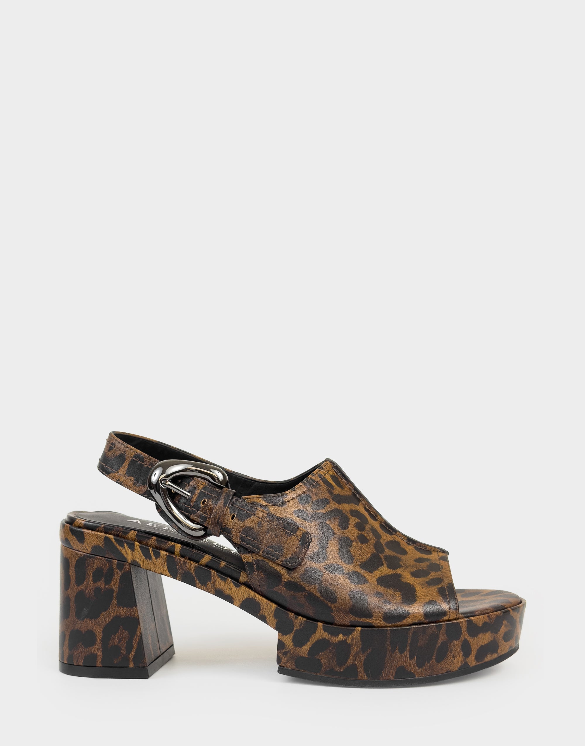 Women's Platform Sandal in Leopard Print Faux Leather – Aerosoles
