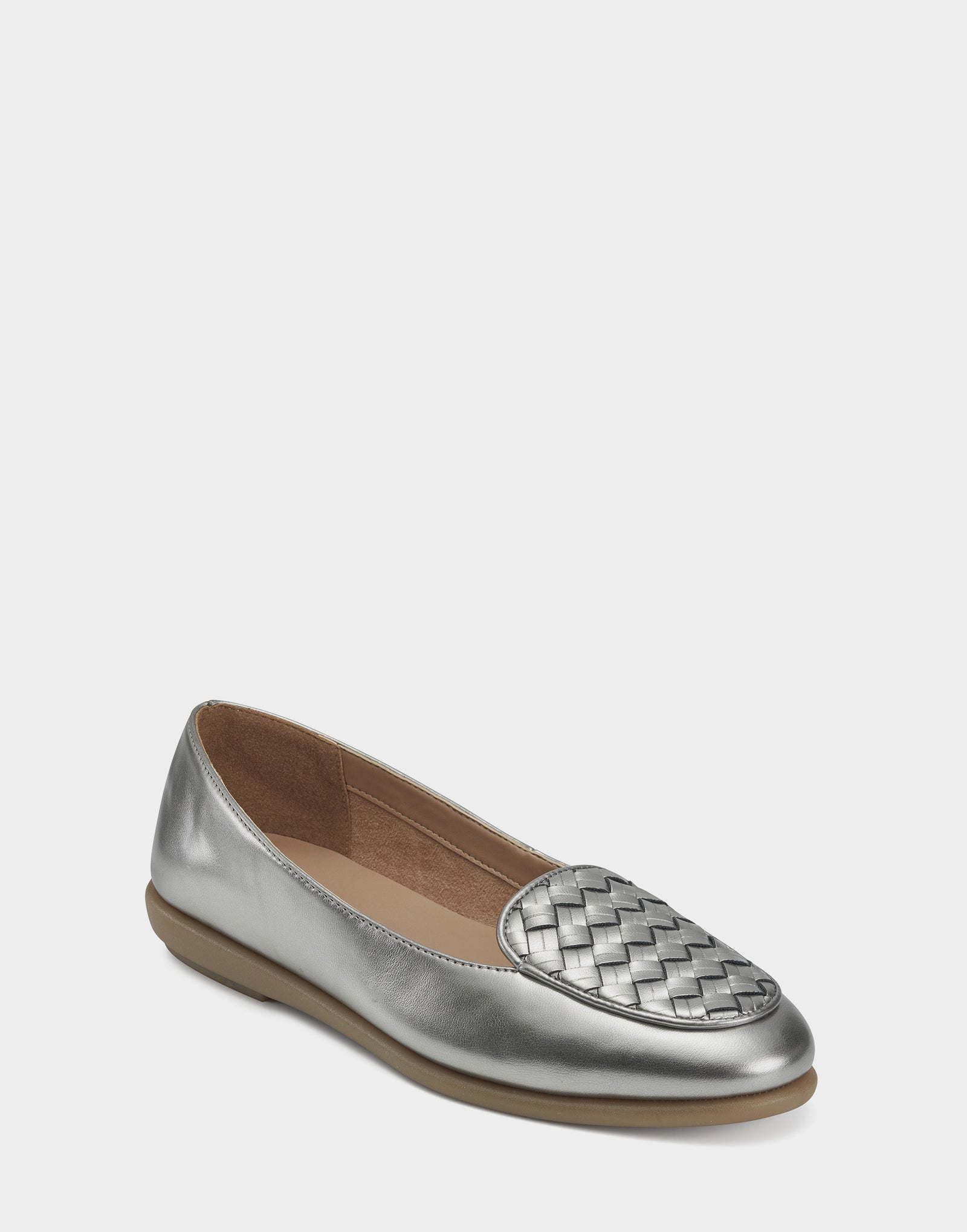 Women's Loafer in Silver