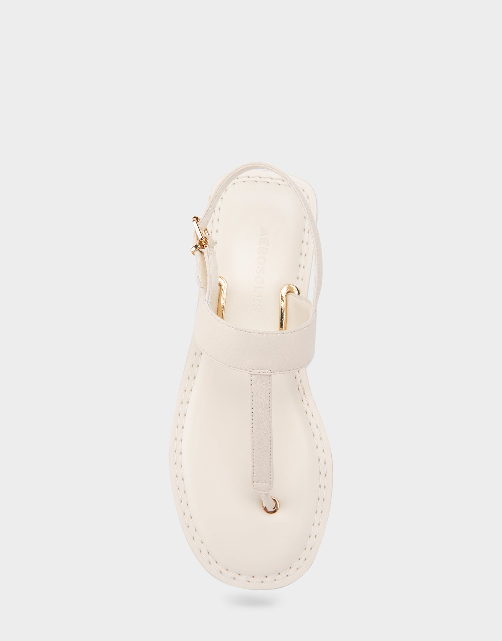 Women's Flat Sandal in White