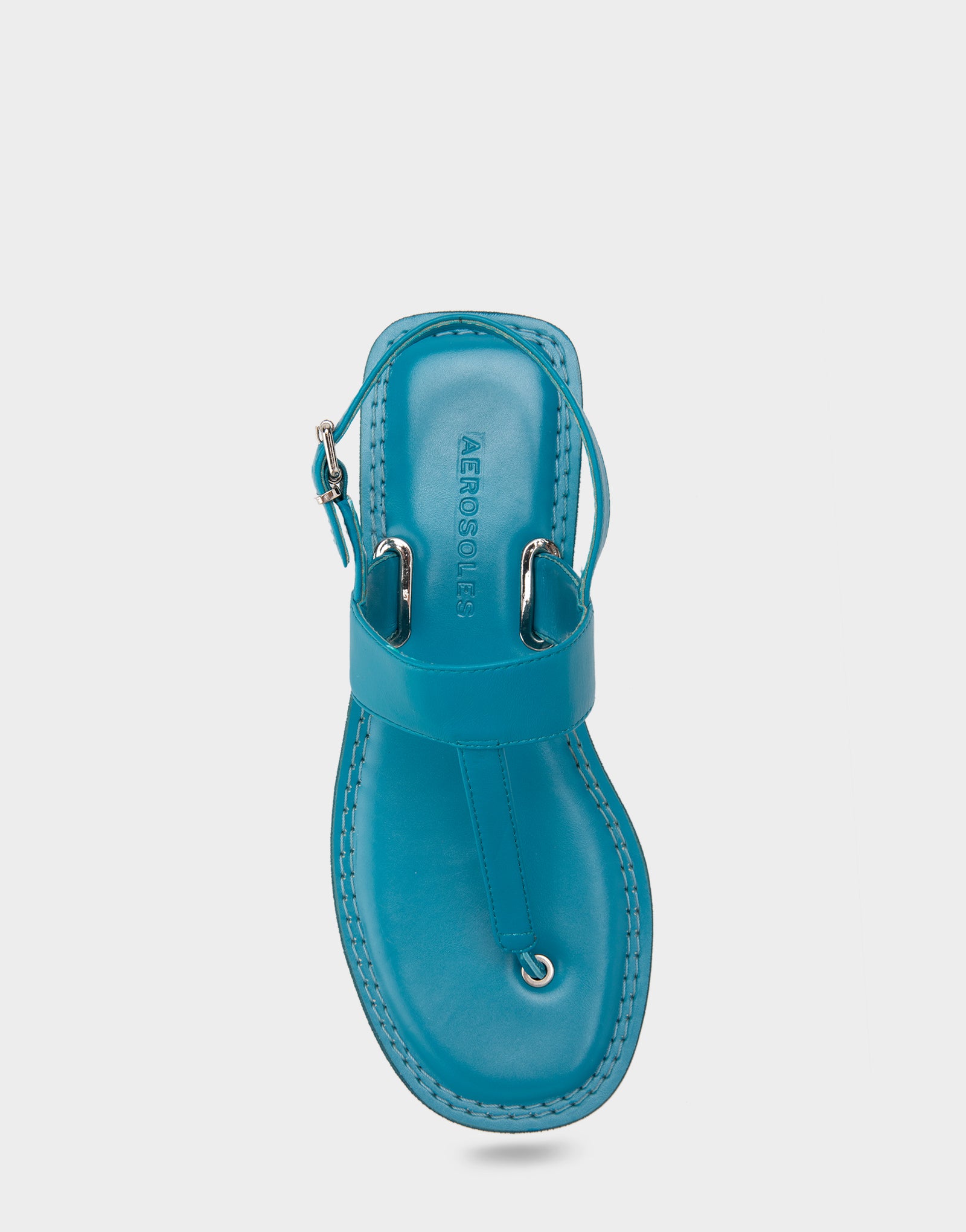 Women's Flat Sandal in Blue