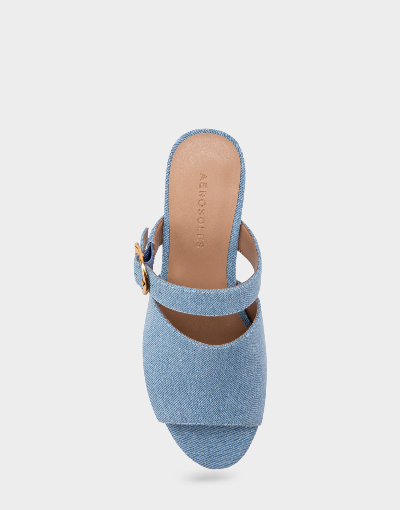 Women's Platform Sandal in Blue
