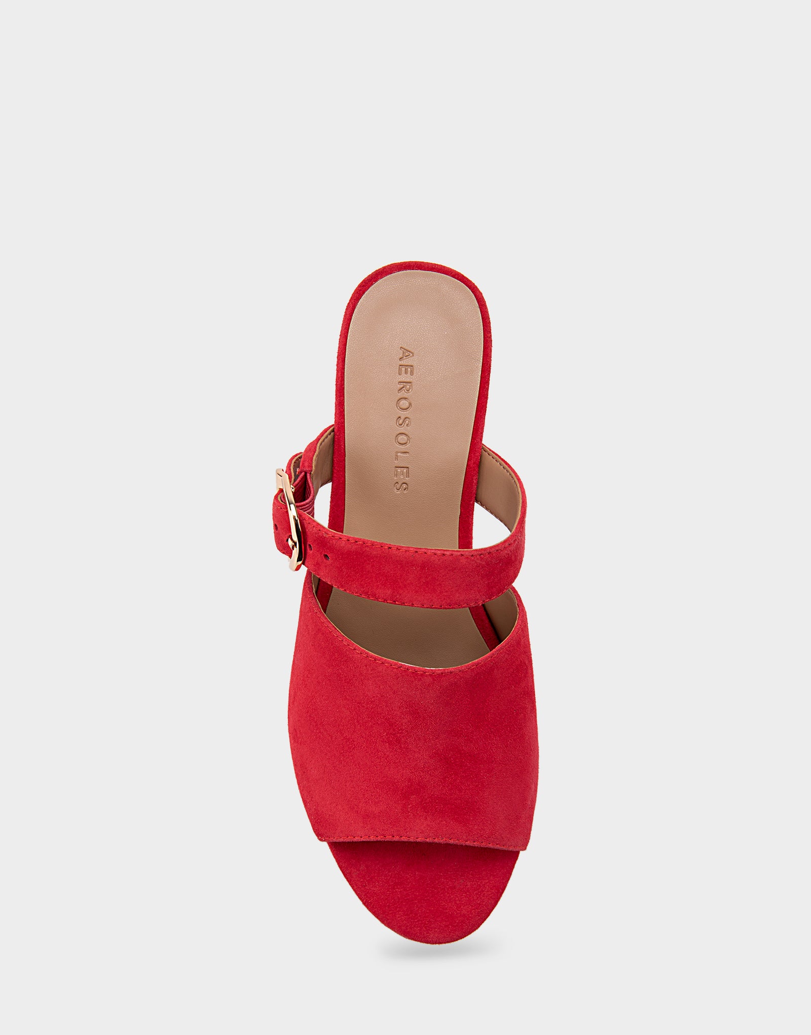 Women's Platform Sandal in Red