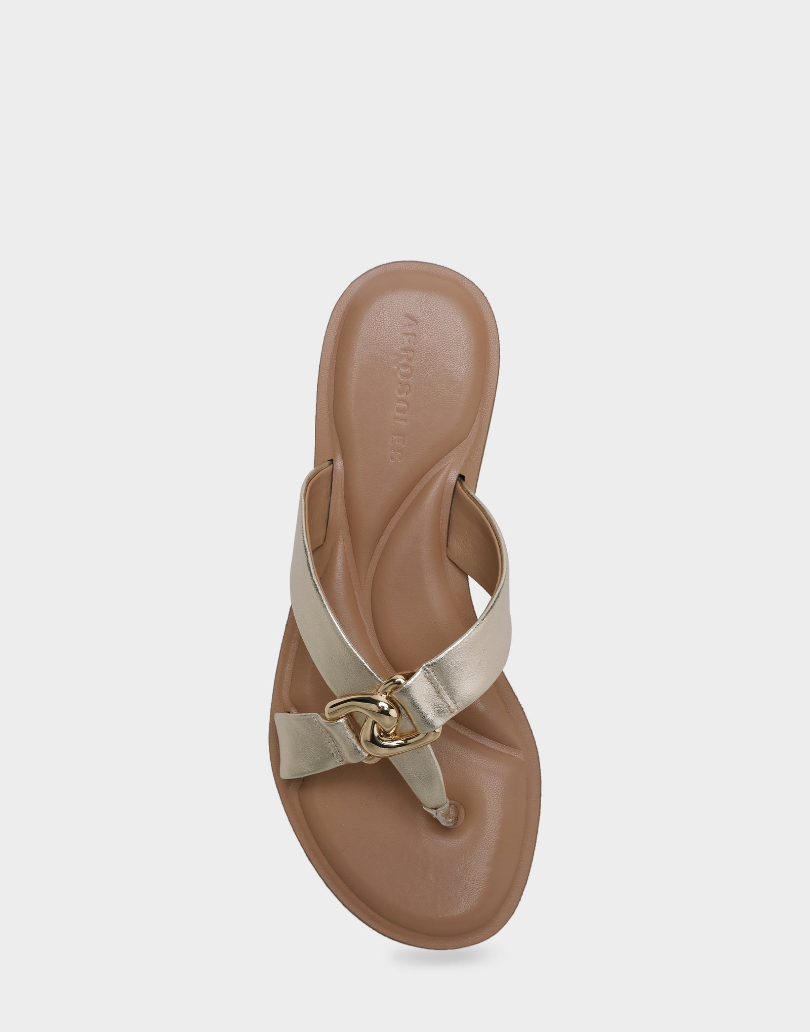 Women's Sandal in Soft Gold