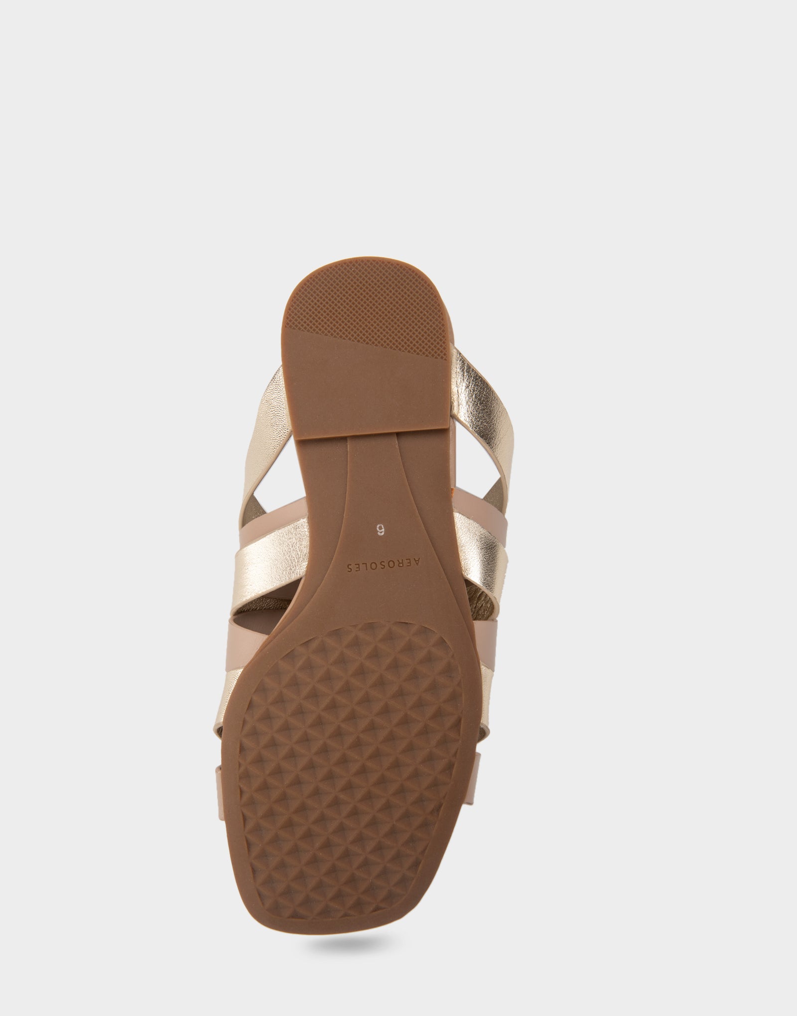 Women's Flat Sandal in Taupe