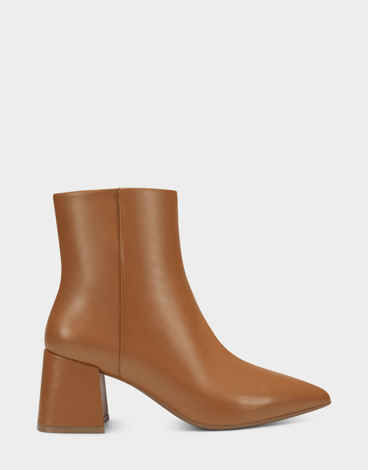 Women's Ankle Boot in Tan Leather