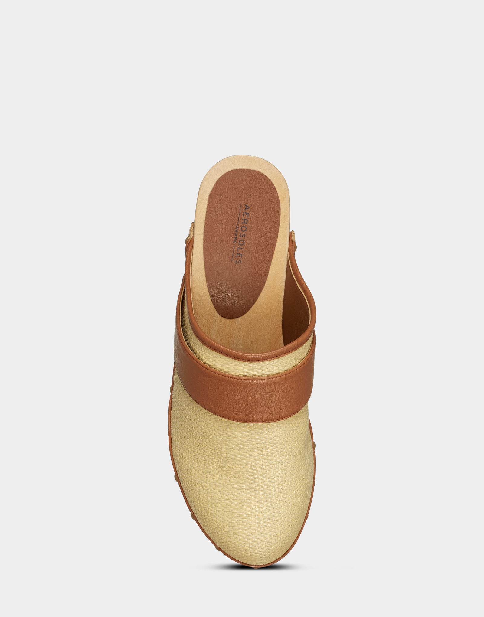Women's Clog in Natural Combo
