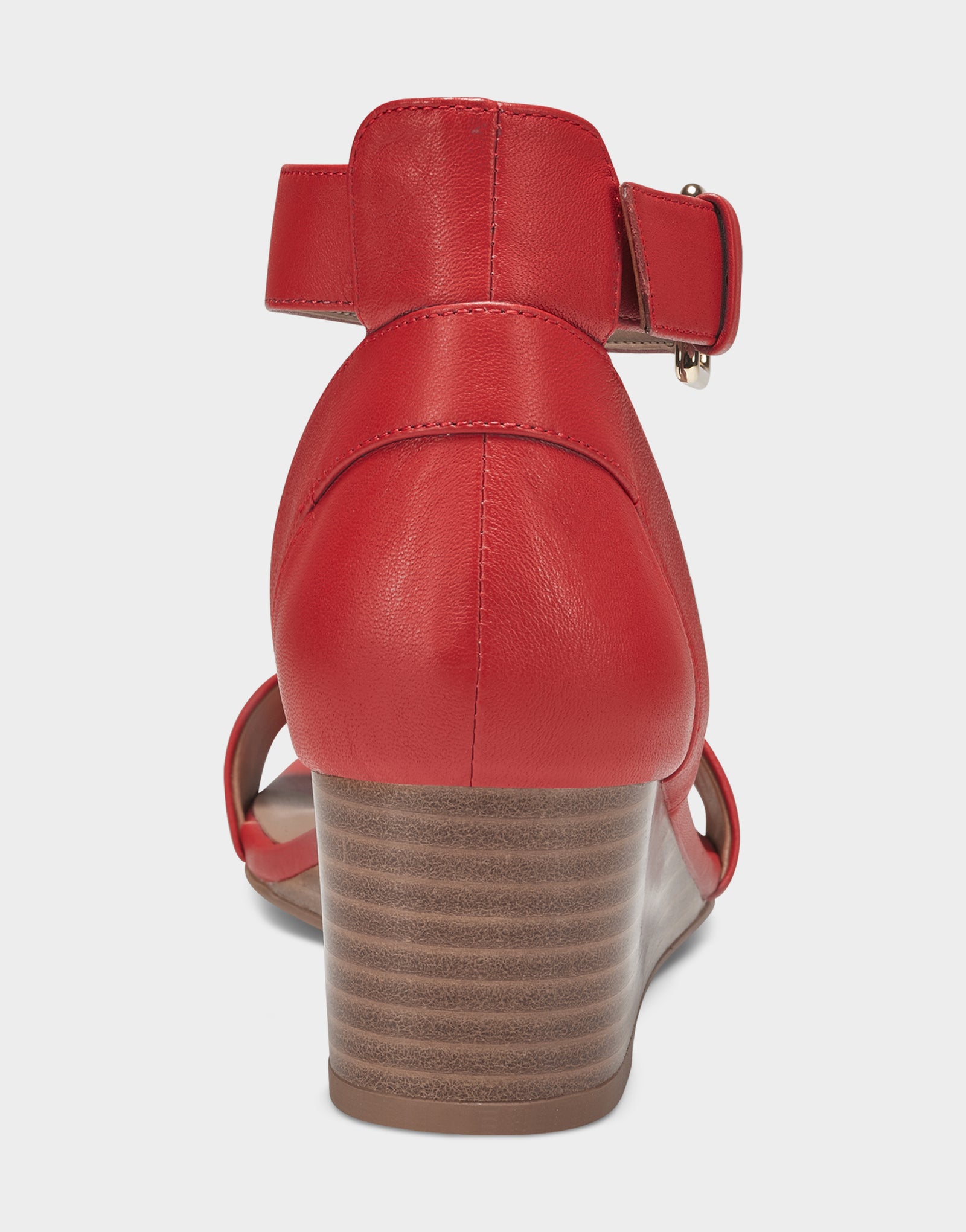 Women's Wedge Sandal in Red